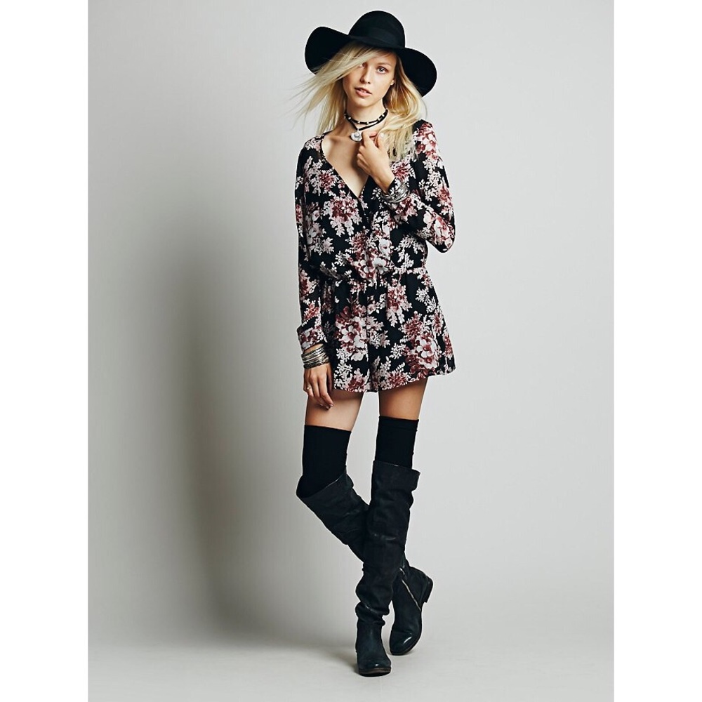 Free People Float Away Romper // Spring + Formal